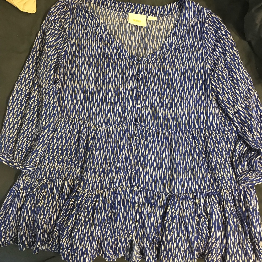 Adorable Blue Patterned Anthropologie